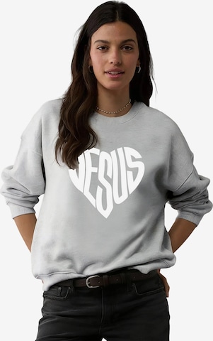 GORHEY - Sudadera en gris: frente