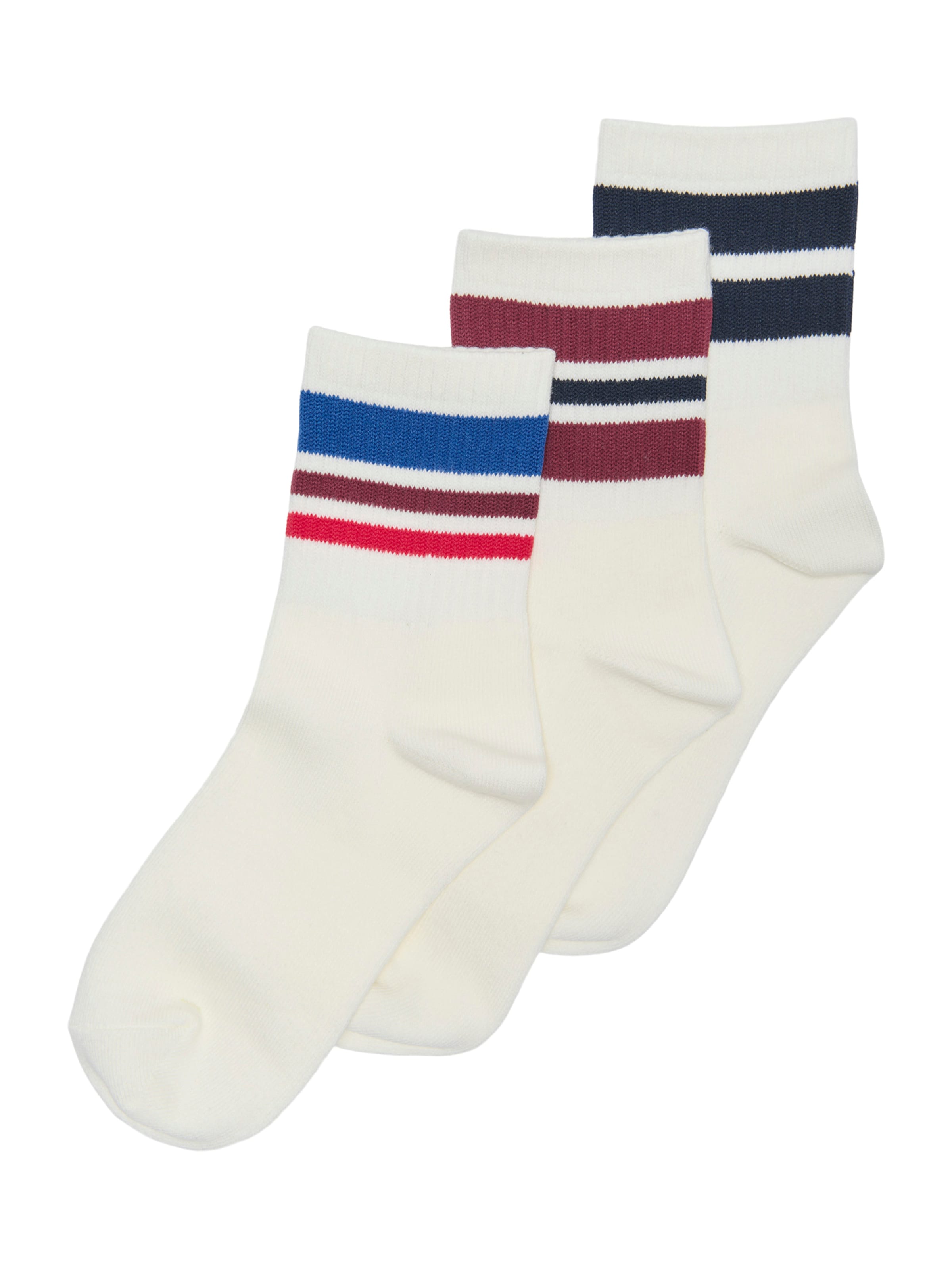 ONLY GIRLS Κάλτσες 'KOGNOLAN' σε λευκό: μπροστά