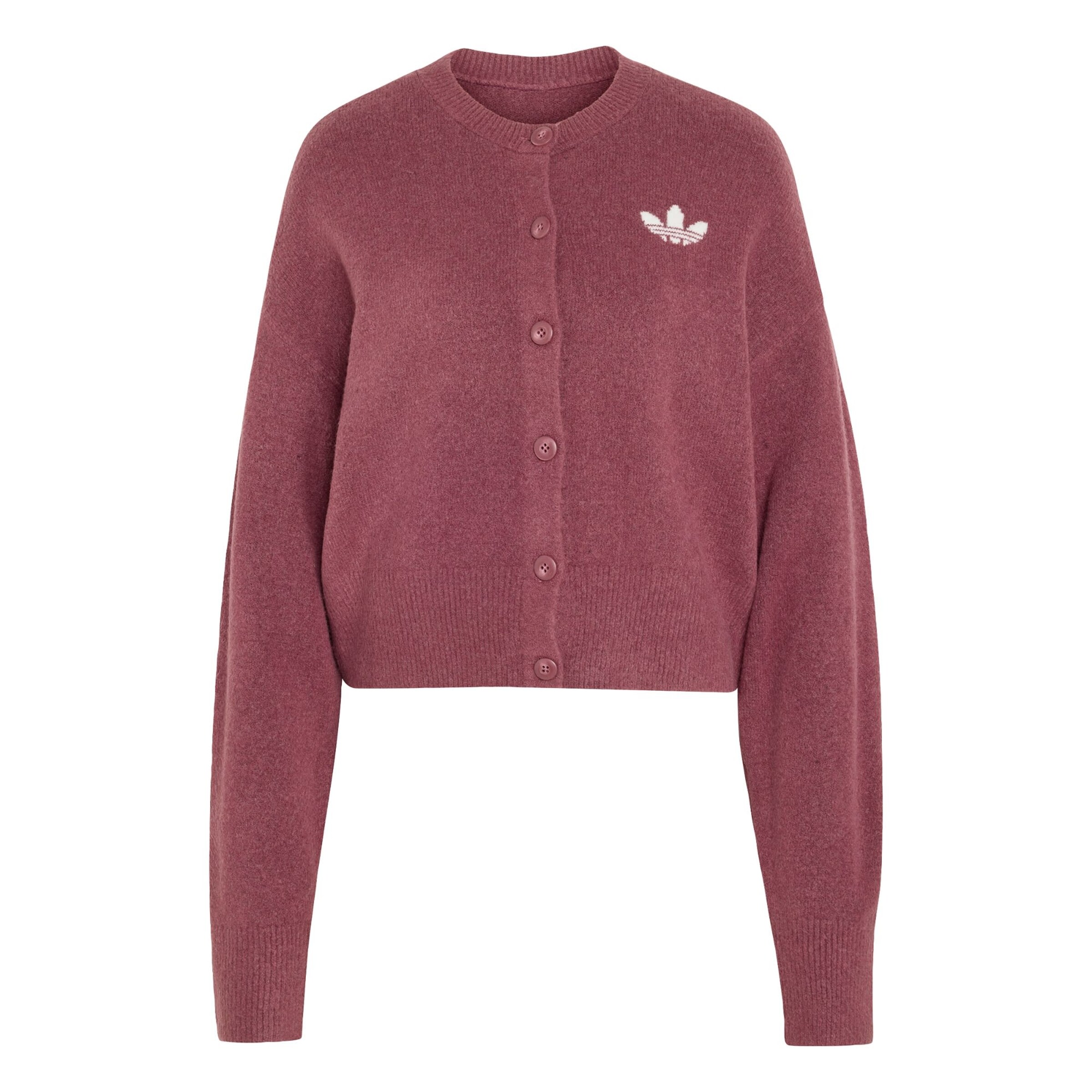 ADIDAS ORIGINALS - Casaco de malha 'Essentials' em vermelho: frente