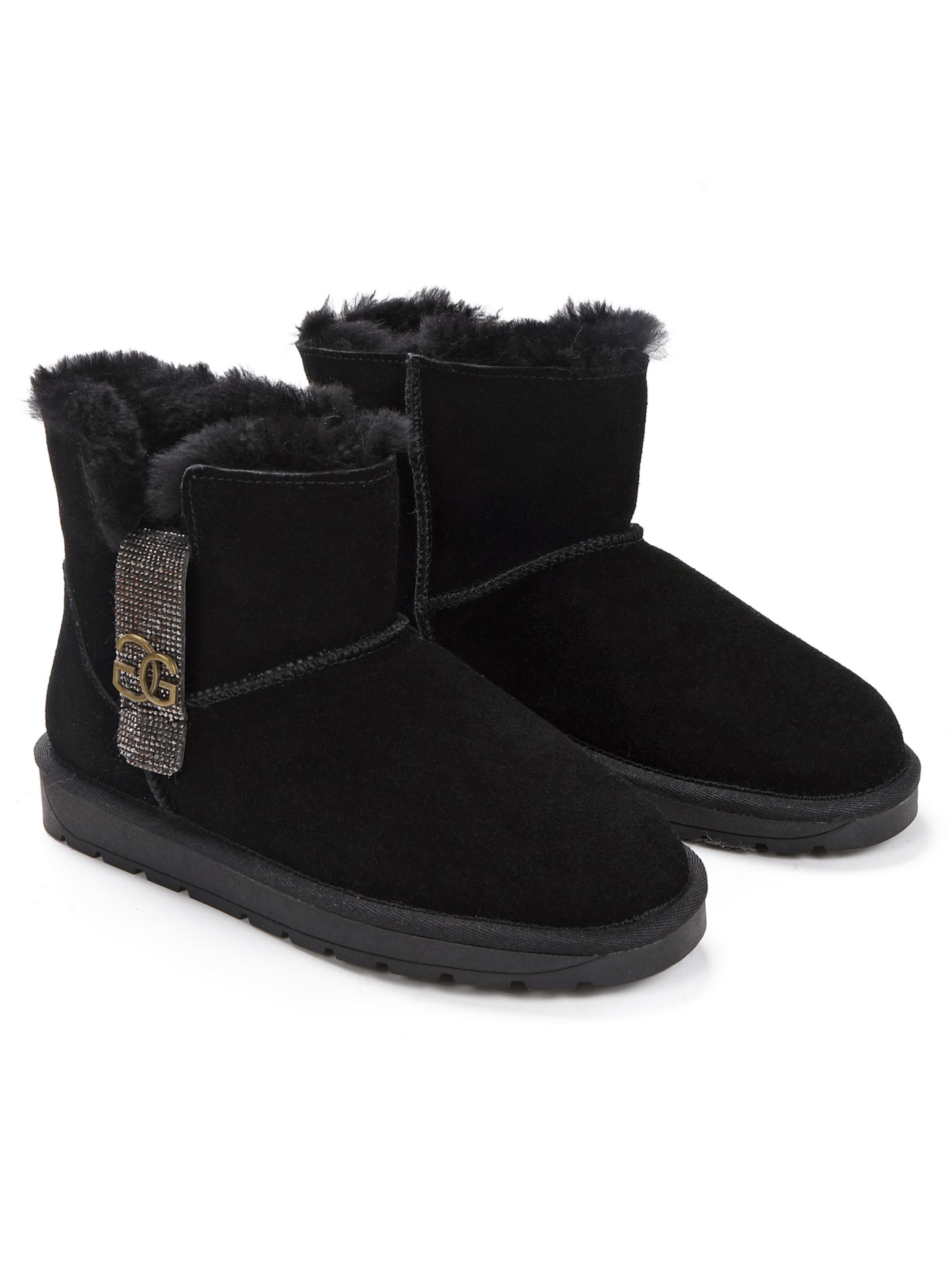 Bocanci de zăpadă 'Goldy' de la Gooce pe negru