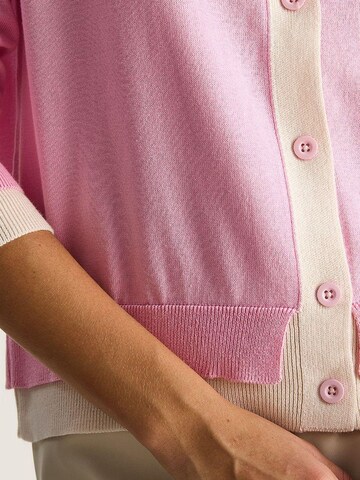 Bianco Lucci Strickjacke in Pink