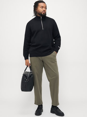 Jack & Jones Plus - Jersey 'JORNORREBRO' en negro