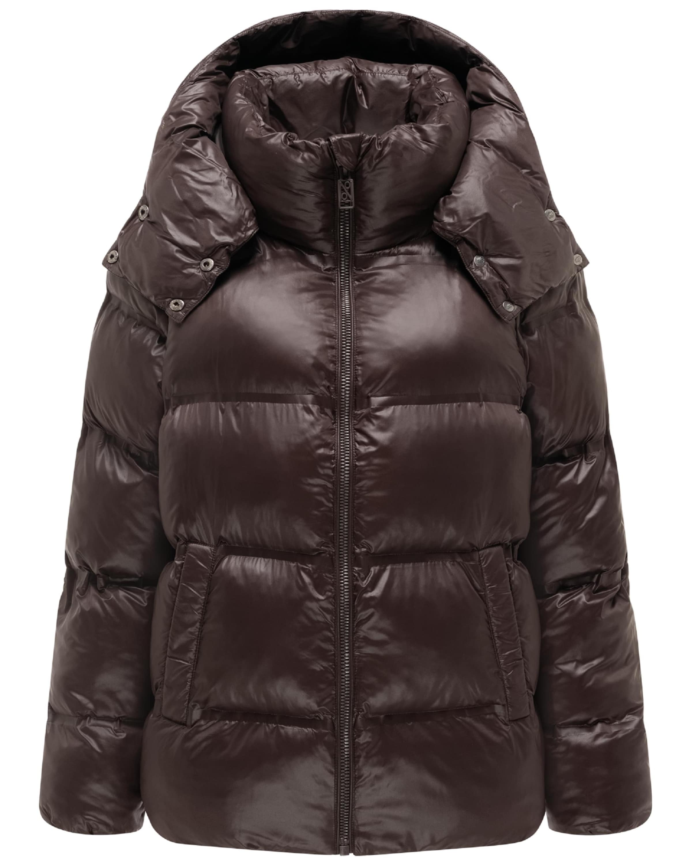 NAVAHOO Winterjas in Bruin: voorkant