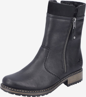 Bottines Rieker en noir : devant