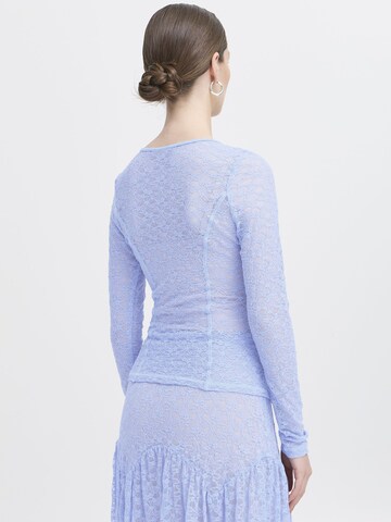 Felpa ' IXLACEY ' di ICHI in blu
