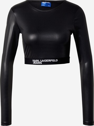 T-shirt KARL LAGERFELD JEANS en noir : devant