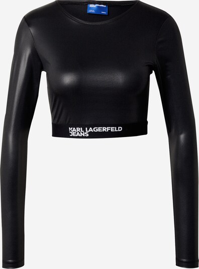 KARL LAGERFELD JEANS Μπλουζάκι σε μαύρο / λευκό, Άποψη προϊόντος