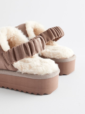 Pantoufle Next en marron