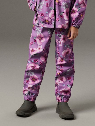 NAME IT Tapered Funktionsbukser 'Alfalight08' i lilla: forside