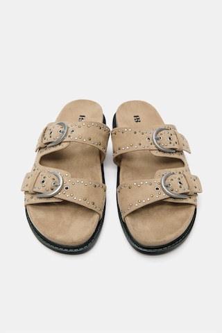 Pull&Bear Pantolette i beige