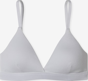 SCHIESSER Bra ' Pure Rib ' in White: front