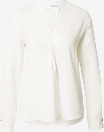 Camicia da donna 'LUNA' di SELECTED FEMME in bianco: frontale