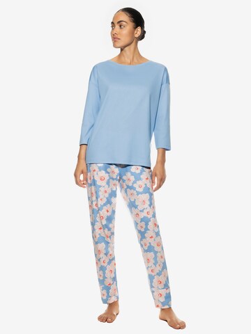 Mey Pajama ' Caja' in Blue: front