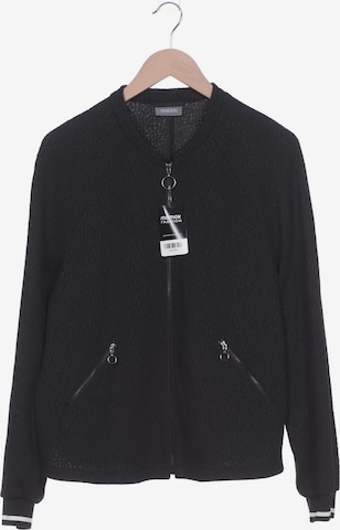 SAMOON Sweatshirt & Zip-Up Hoodie in XL in Black: front
