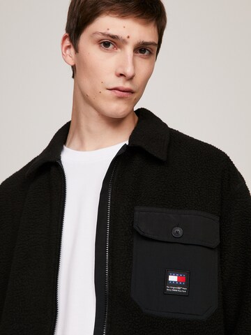 Tommy Jeans Zip-Up Hoodie in Black