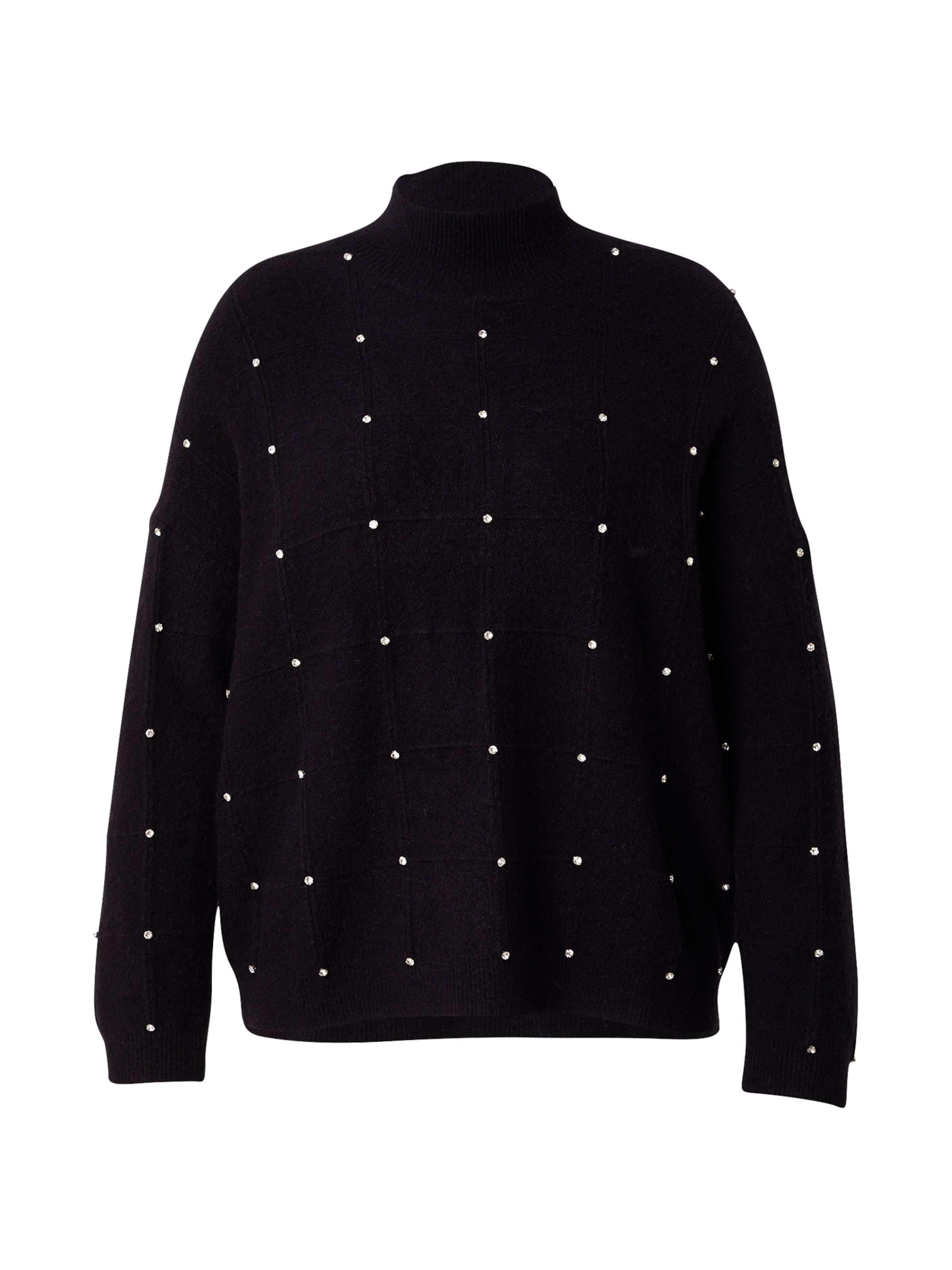 Pull-over 'DOROTEA' Persona by Marina Rinaldi en noir : devant