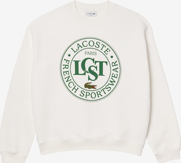 LACOSTE Collegepaita värissä valkoinen: etupuoli