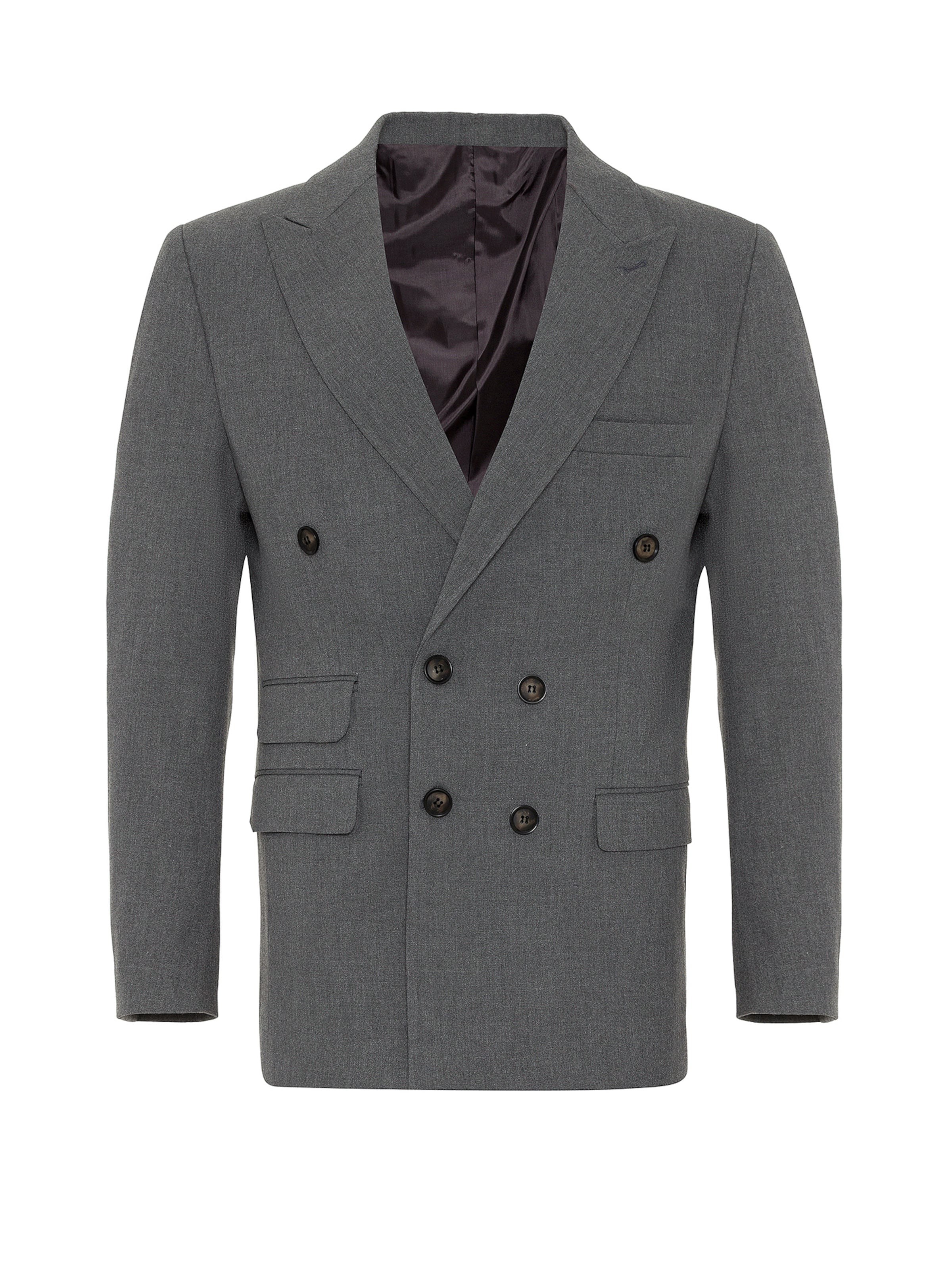 pelēks Antioch Slim fit Klasiska žakete: no priekšpuses