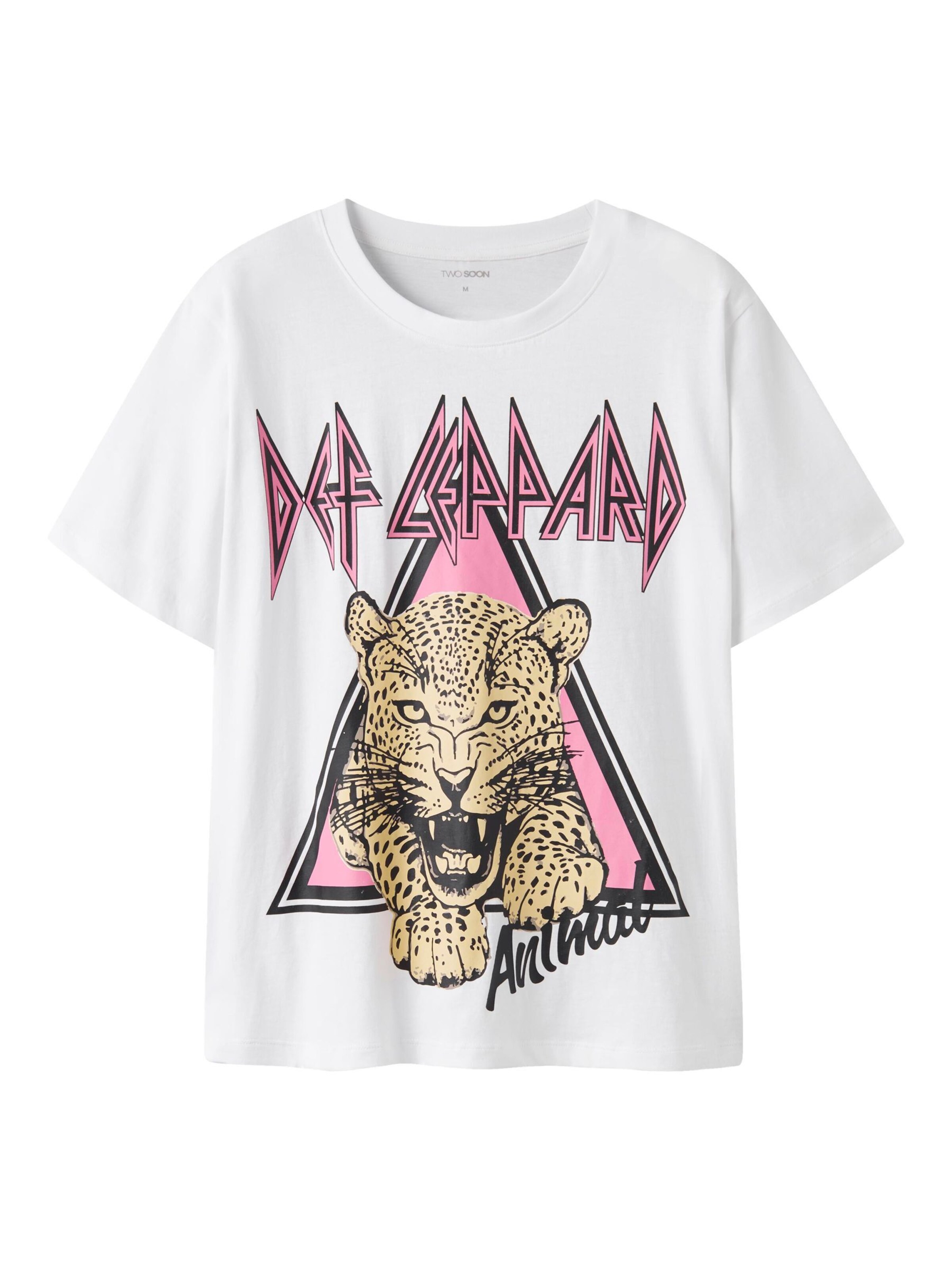 T-shirt 'Def Leppard' TWO SOON en blanc : devant