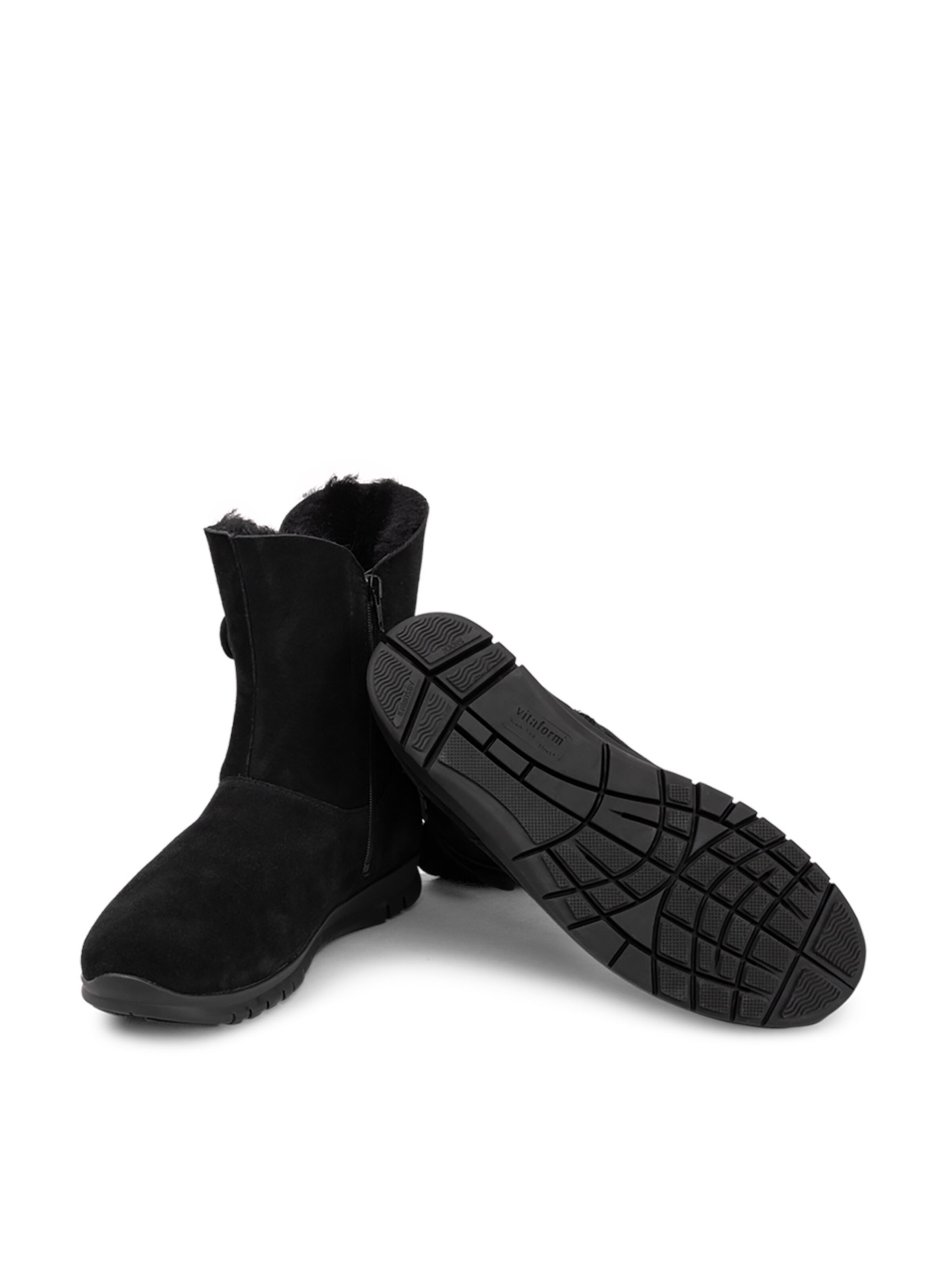 VITAFORM Enkellaarsjes in Zwart