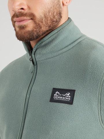 Didriksons Toiminnallinen fleecetakki värissä vihreä