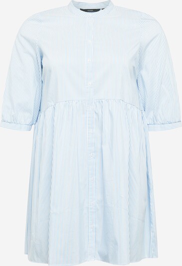 Vero Moda Curve Vestido camisero en azul claro / blanco, Vista del producto