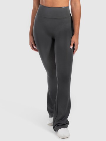Smilodox Flared Sports trousers 'Loreen' in Grey: front