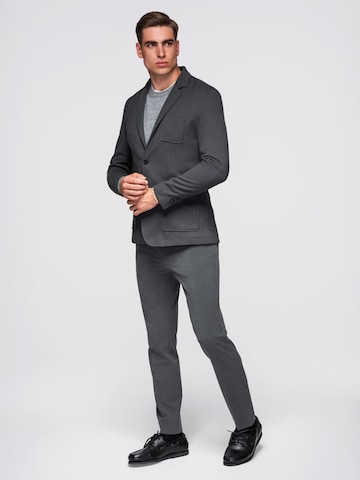 Coupe regular Veste de costume Ombre en gris