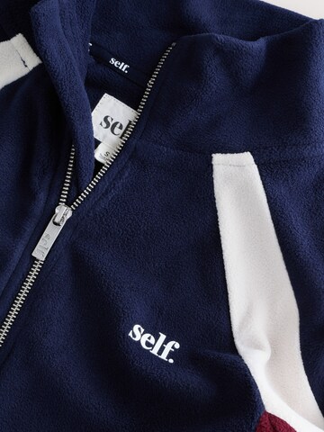 self. Fleecejacke in Blau