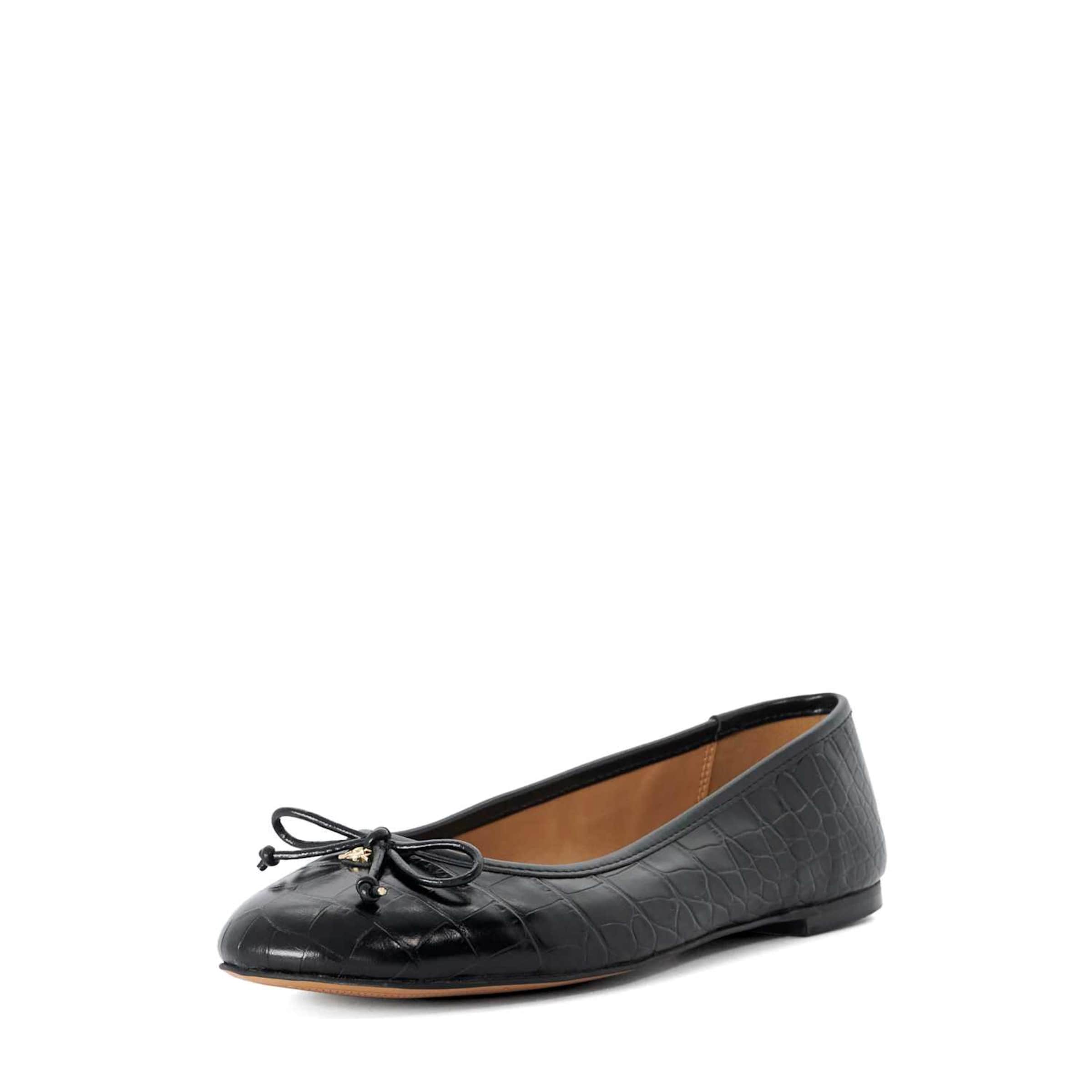 Ballerines 'Helenne' Dune LONDON en noir : devant