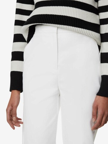 Loosefit Pantalon à plis Marks & Spencer en blanc