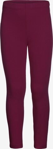 happy girls Leggings in Red: front