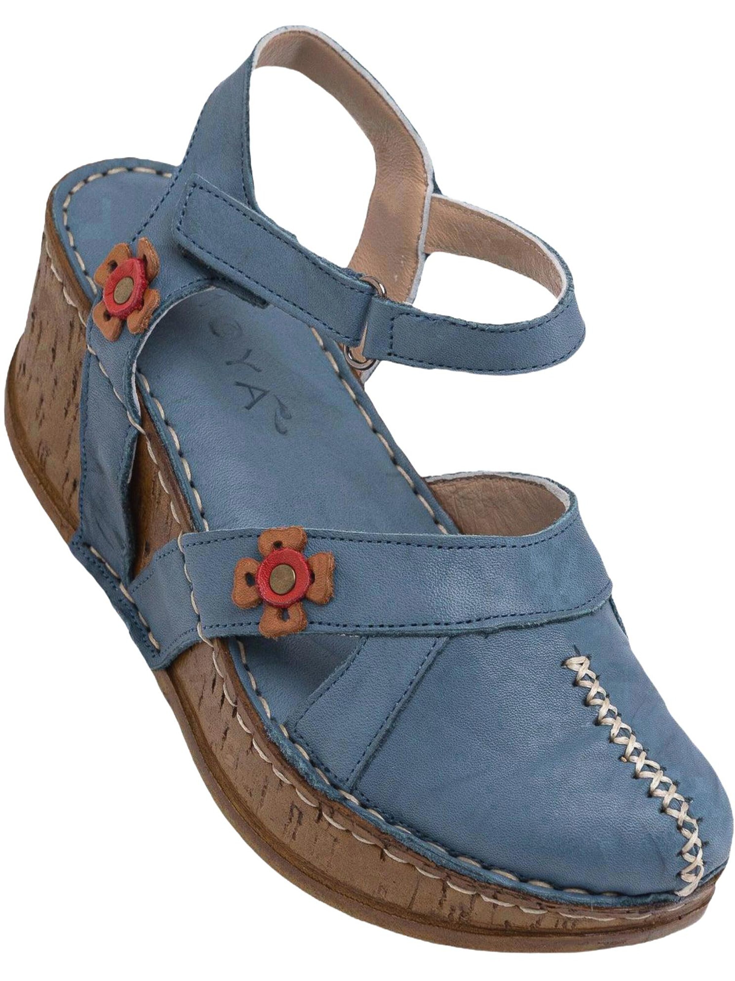 Limoya - Sandalias 'Katlyn' en azul: frente