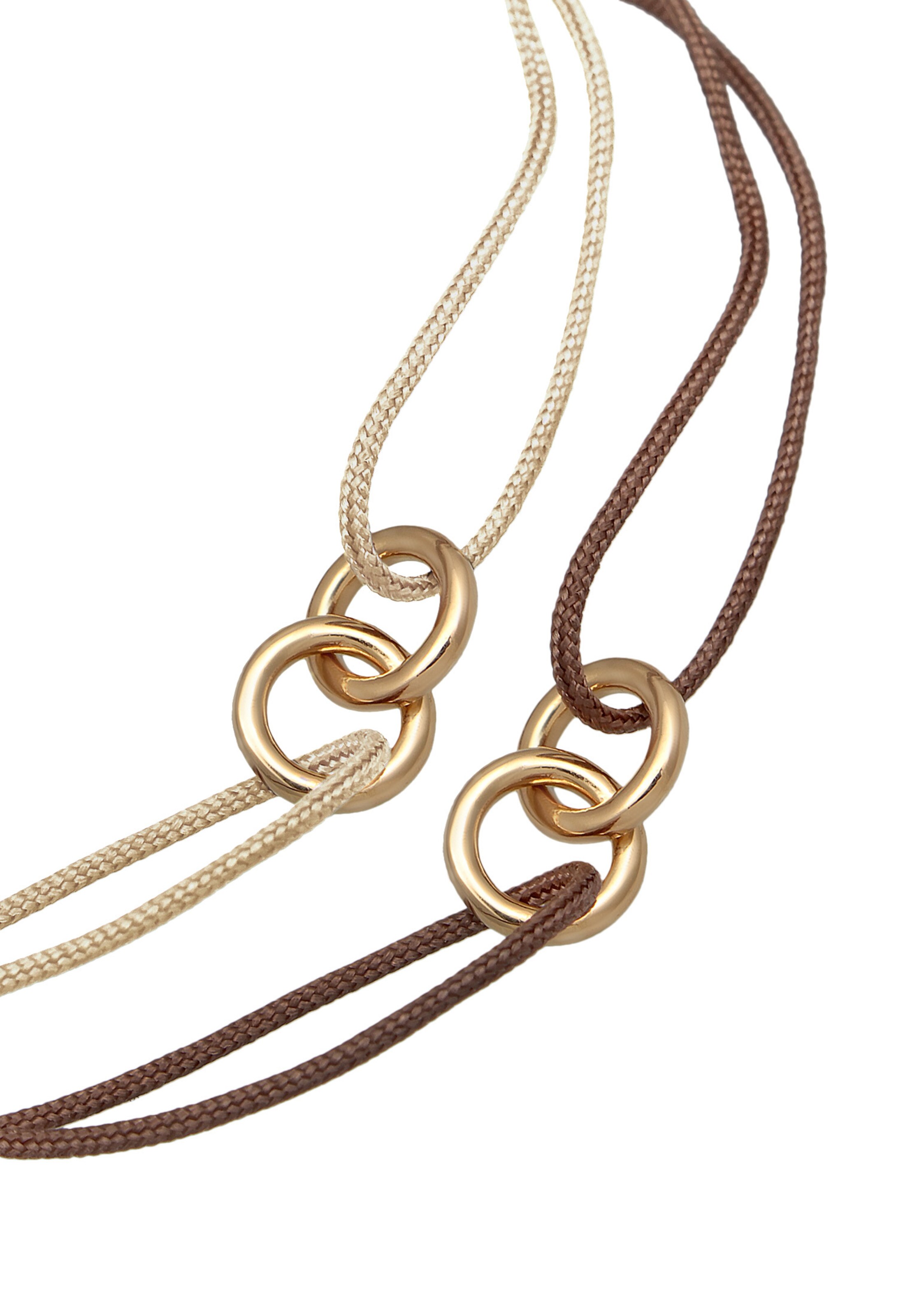 ELLI Bracelet 'Infinity' in Brown