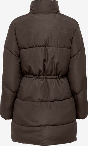 JDY Winter Jacket 'LUNA' in Brown
