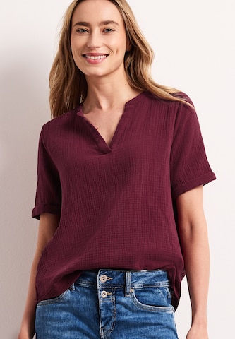STREET ONE Bluse in Rot: Vorderseite