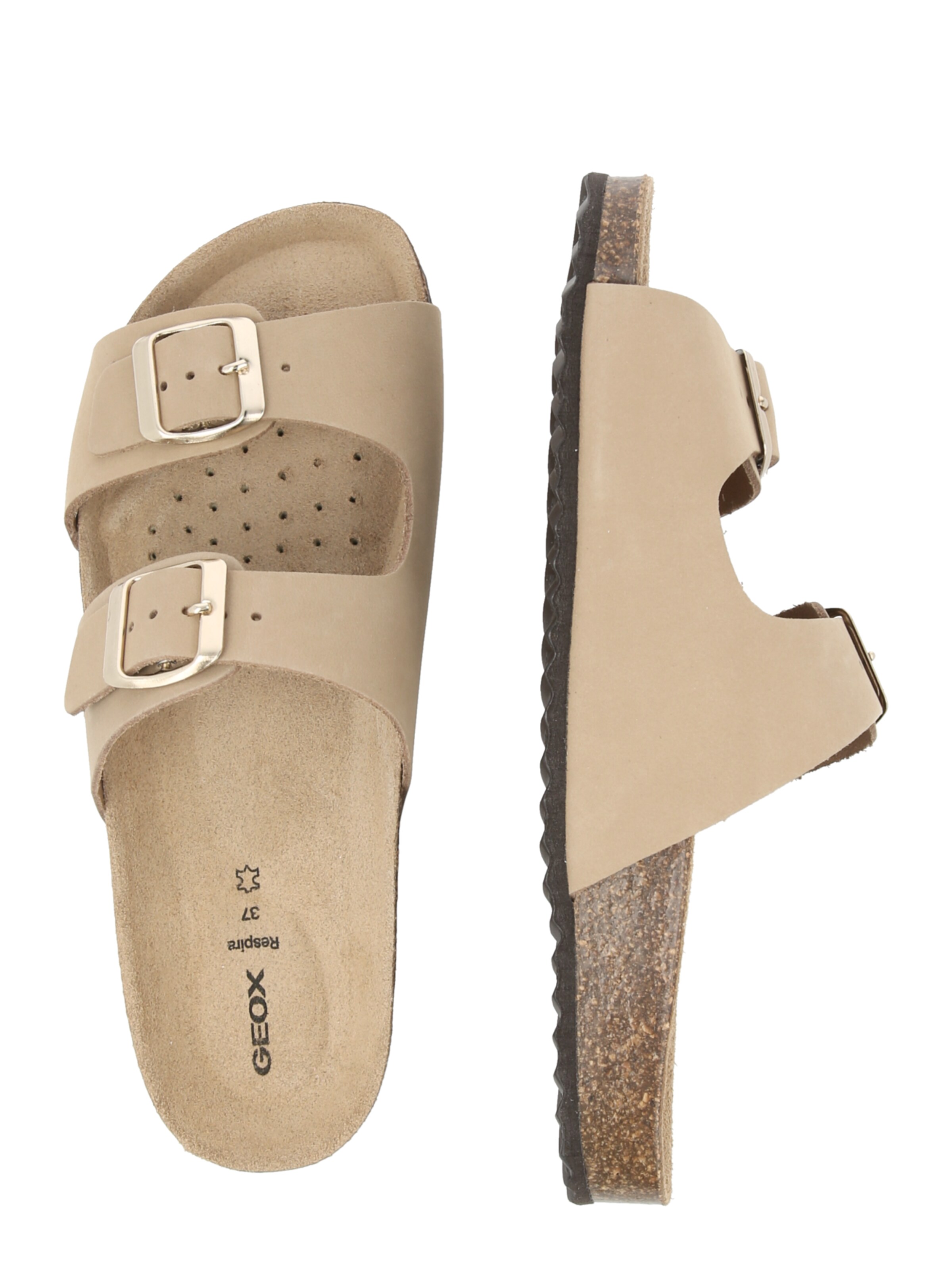 GEOX Чехли 'BRIONIA' в сиво