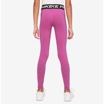 NIKE Скинни Спортивные штаны 'Pro' в Ярко-розовый