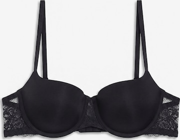 Push-up Soutien-gorge Calvin Klein en noir : devant