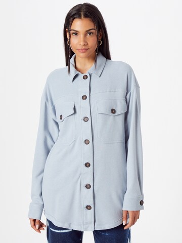 Cotton On Blouse 'THE KNIT SHACKET' in Blue: front