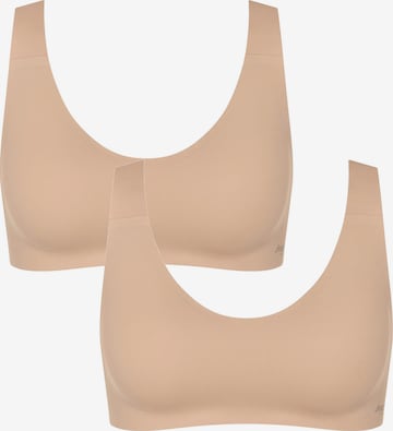 SLOGGI Bralette ' ZERO Feel Core Bralette ' in Beige: Vorderseite