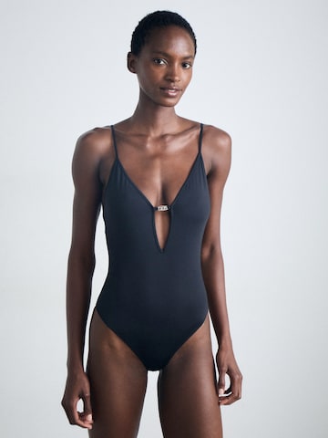 DIESEL Rövid body - fekete: elől