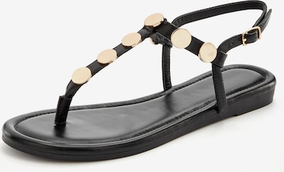 VIVANCE Varvastossut värissä kulta / musta, Tuotenäkymä