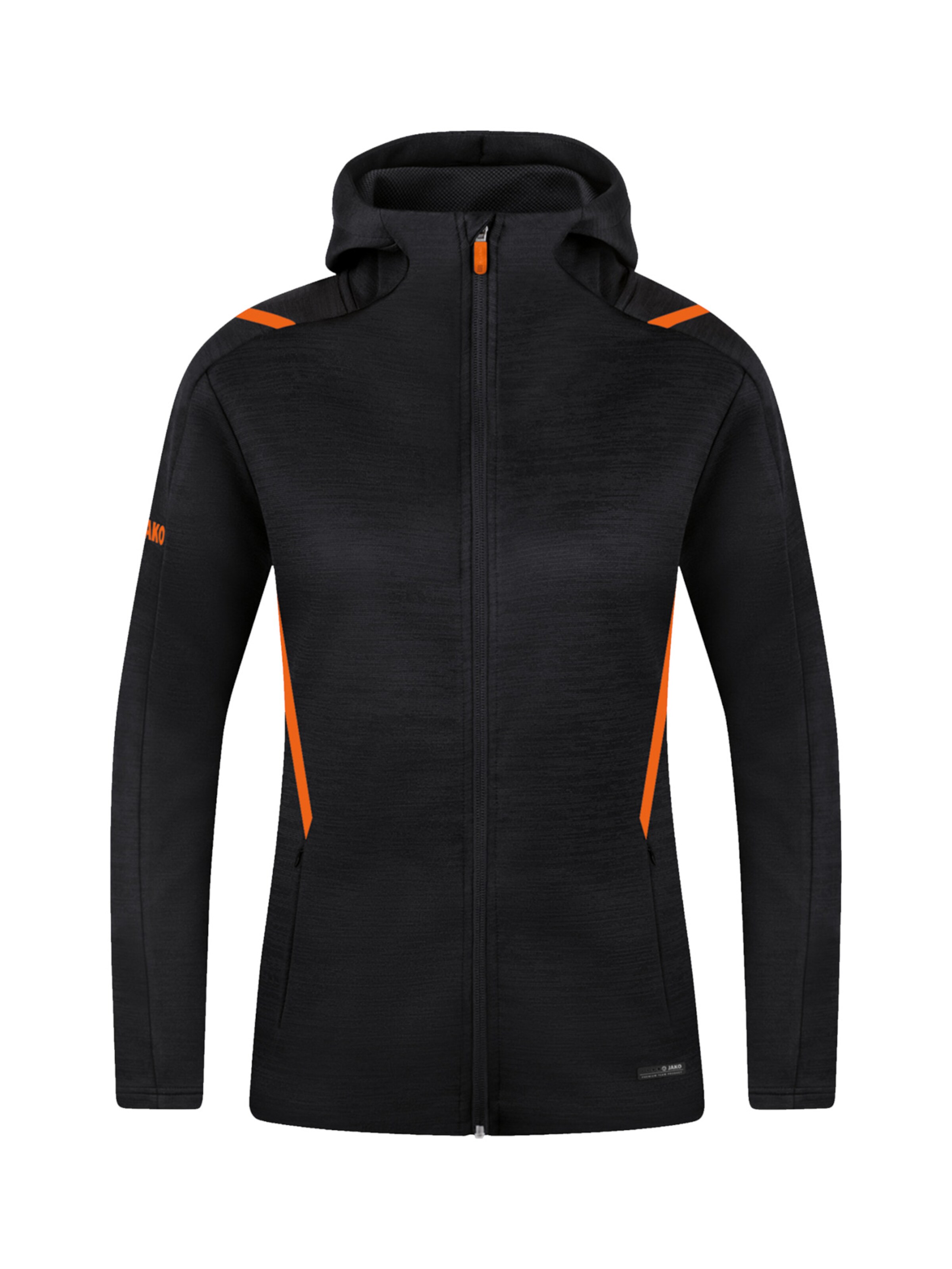 JAKO Sportjacke 'Challenge' in Schwarz: Vorderseite