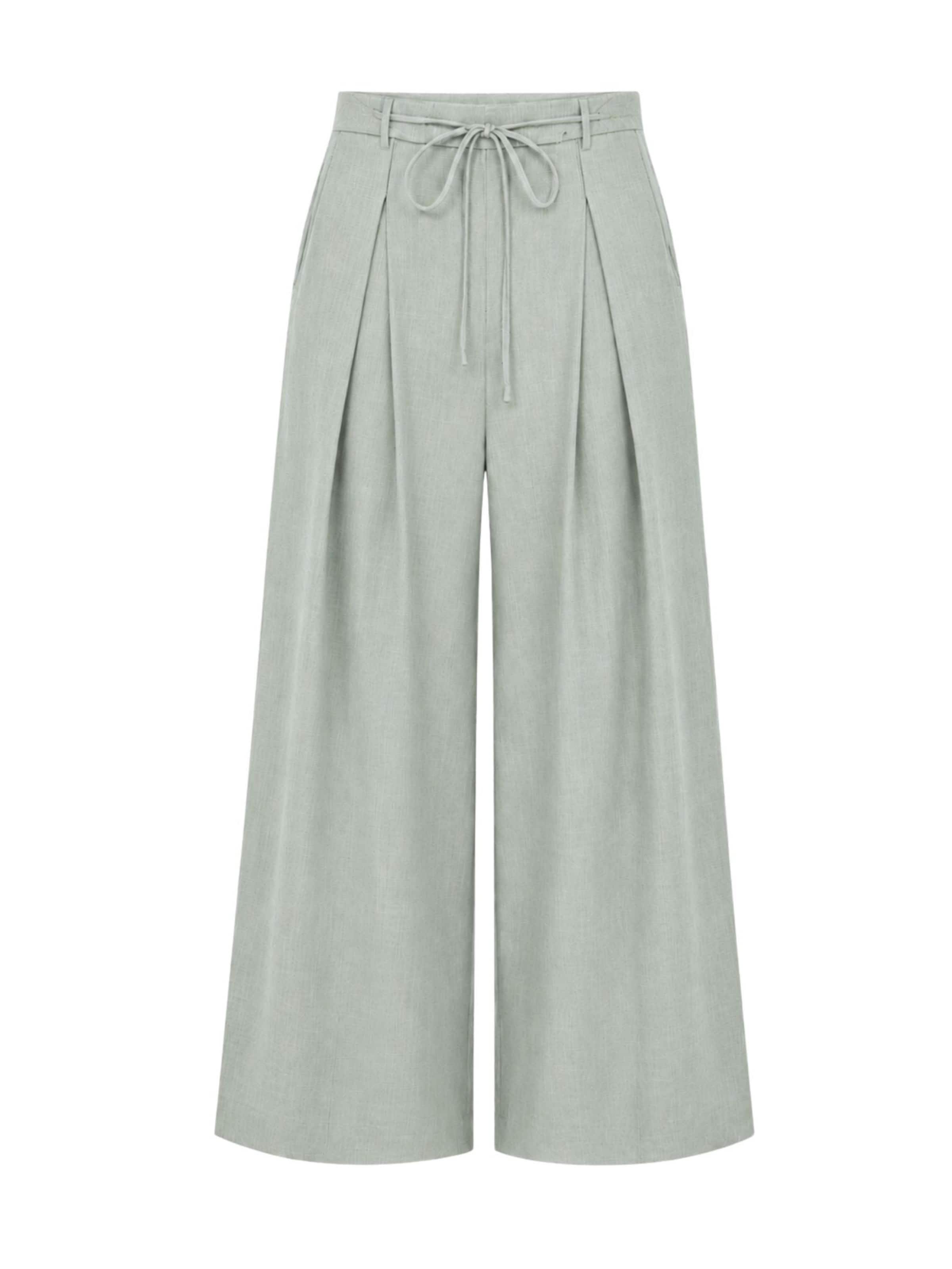 Suncoo Regular Pants 'SUNCOO JEFF PANTALONE PANTALONE' in Green: front