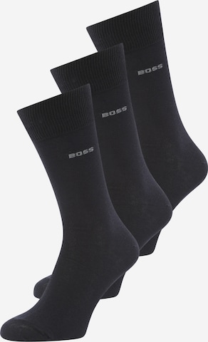Chaussettes BOSS en bleu : devant