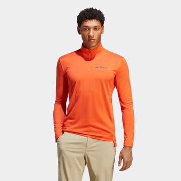 ADIDAS TERREX Performance Shirt 'Multi' in Orange: front