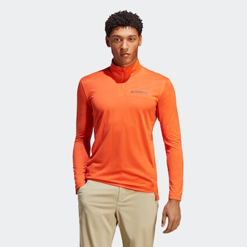 ADIDAS TERREX Functioneel shirt 'Multi' in Oranje: voorkant