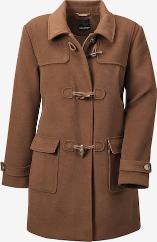 Manteau mi-saison Goldner en marron : devant
