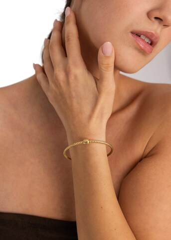 Ciondolo 'Leaf Stopper' di PURELEI in oro: frontale